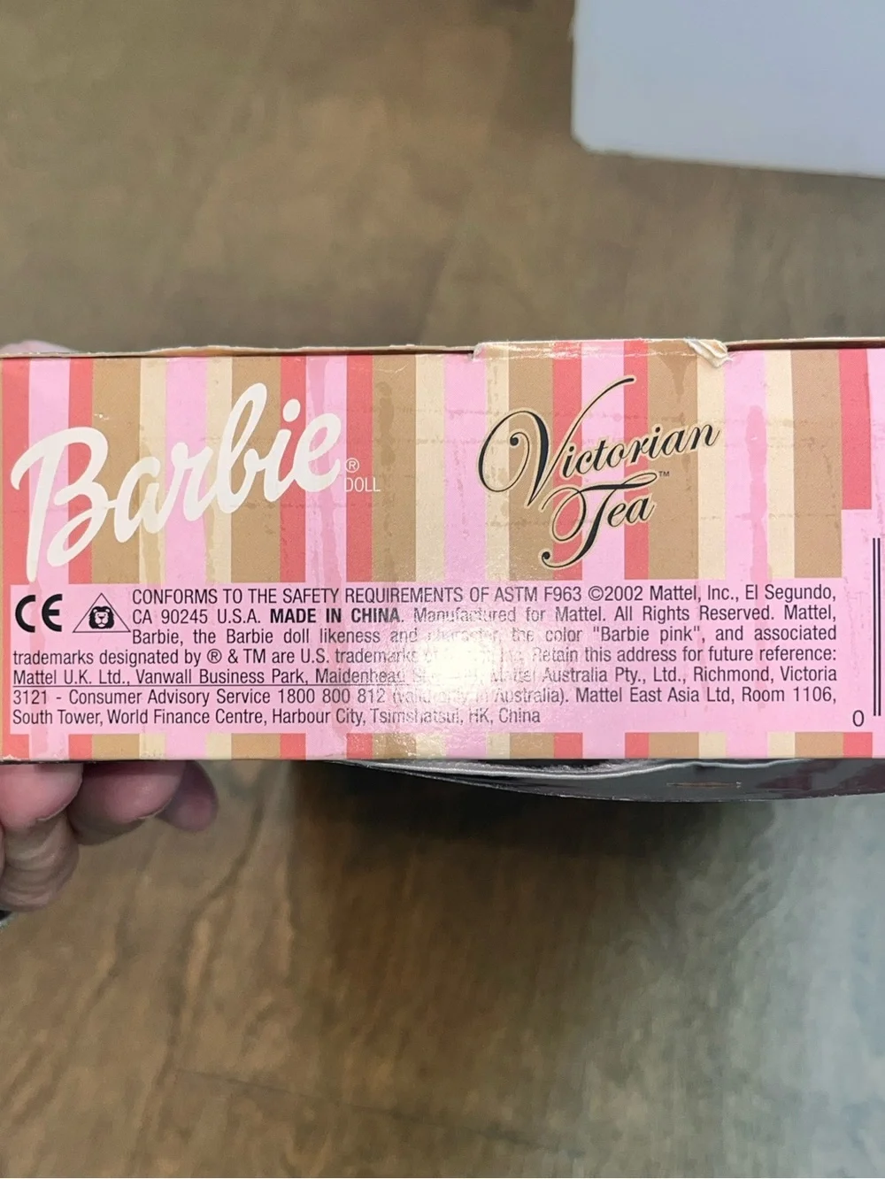 Barbie: Victorian Tea Barbie Mattel 2002 Vintage New In The Box!